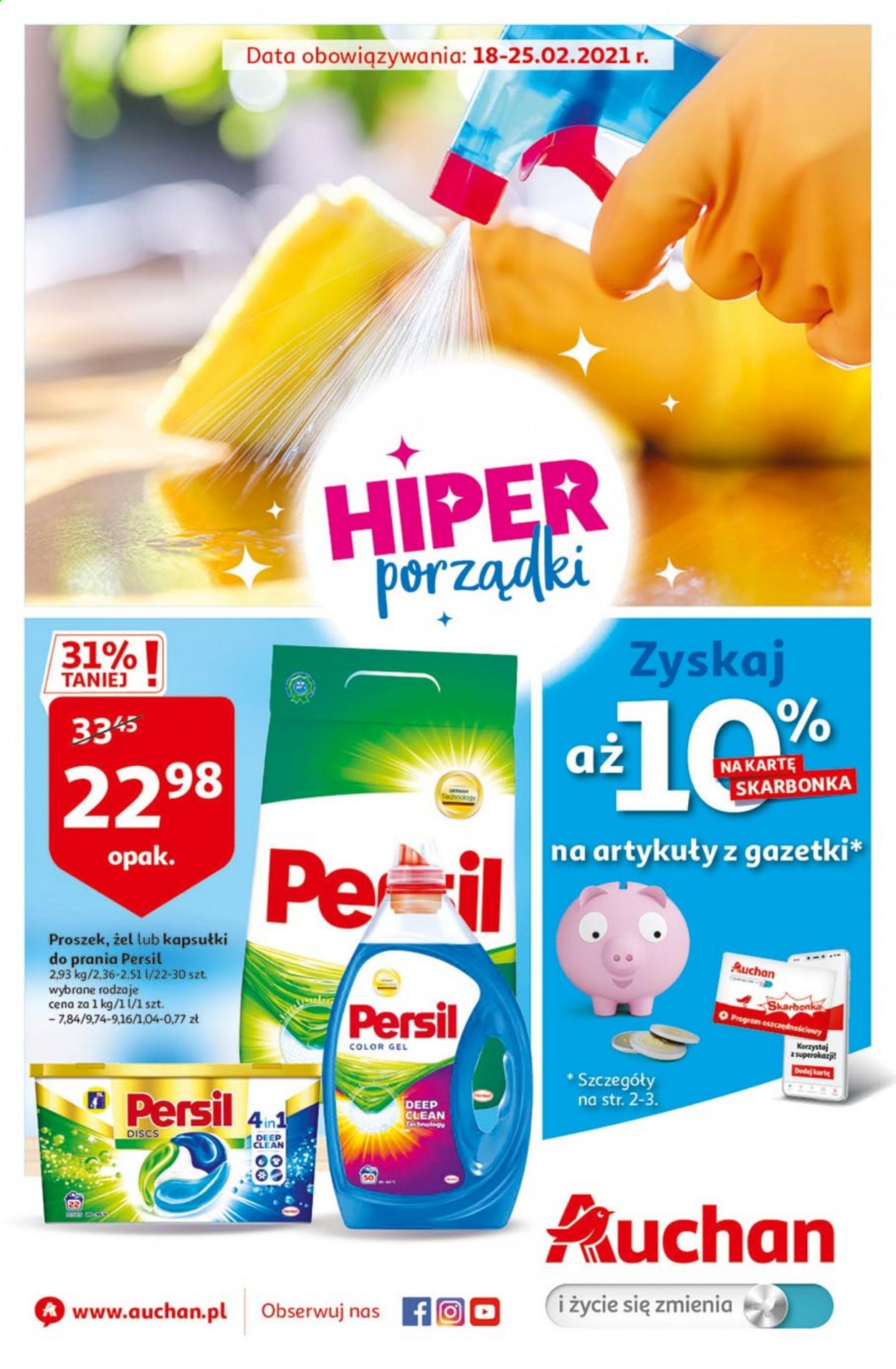 Gazetka Auchan - 18.02.2021 - 25.02.2021. Strona 1