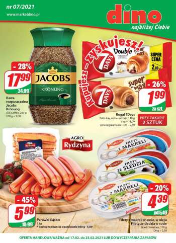 Gazetka Dino - 17.2.2021 - 23.2.2021.