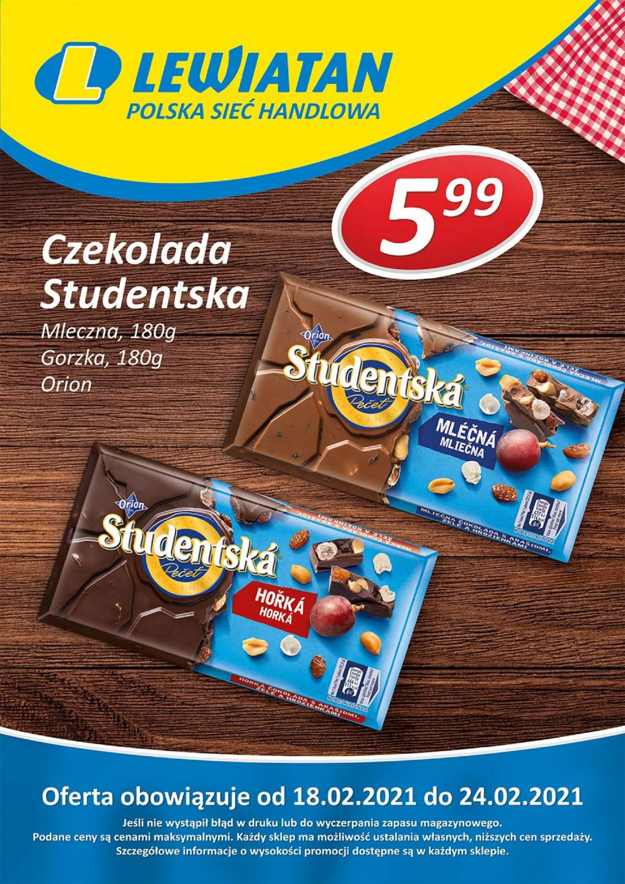 Gazetka Lewiatan - 18.02.2021 - 24.02.2021. Strona 1