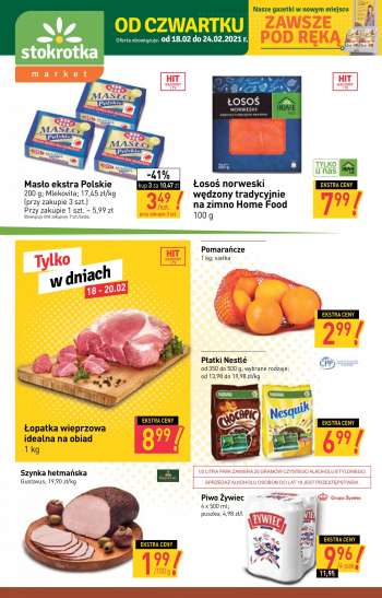 Gazetka Stokrotka Market - 18.2.2021 - 24.2.2021.