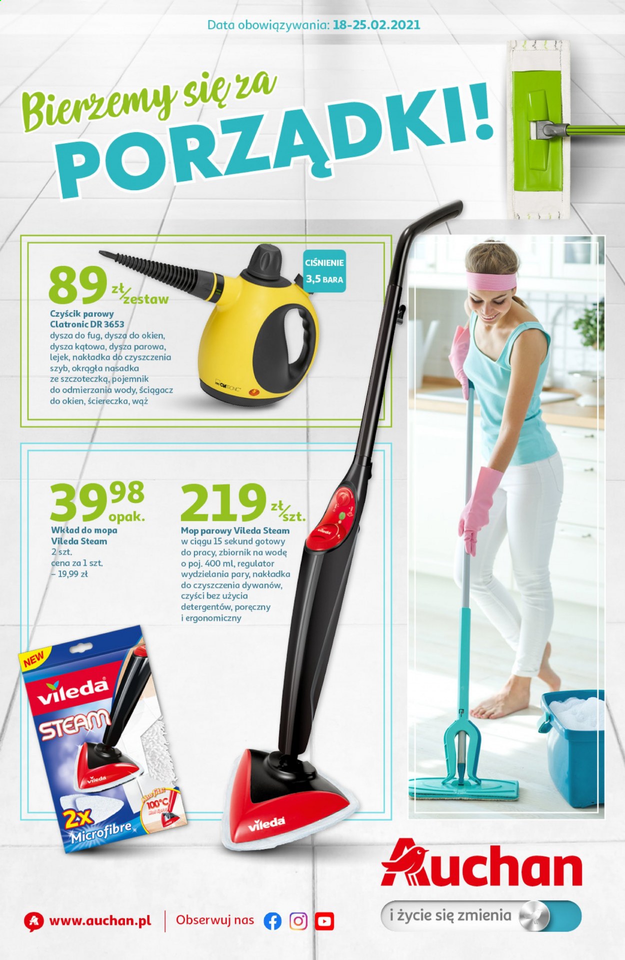 Gazetka Auchan - 18.02.2021 - 25.02.2021. Strona 1
