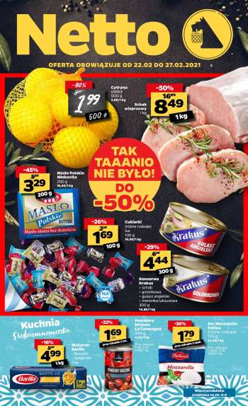 Gazetka Netto - 22.2.2021 - 27.2.2021.