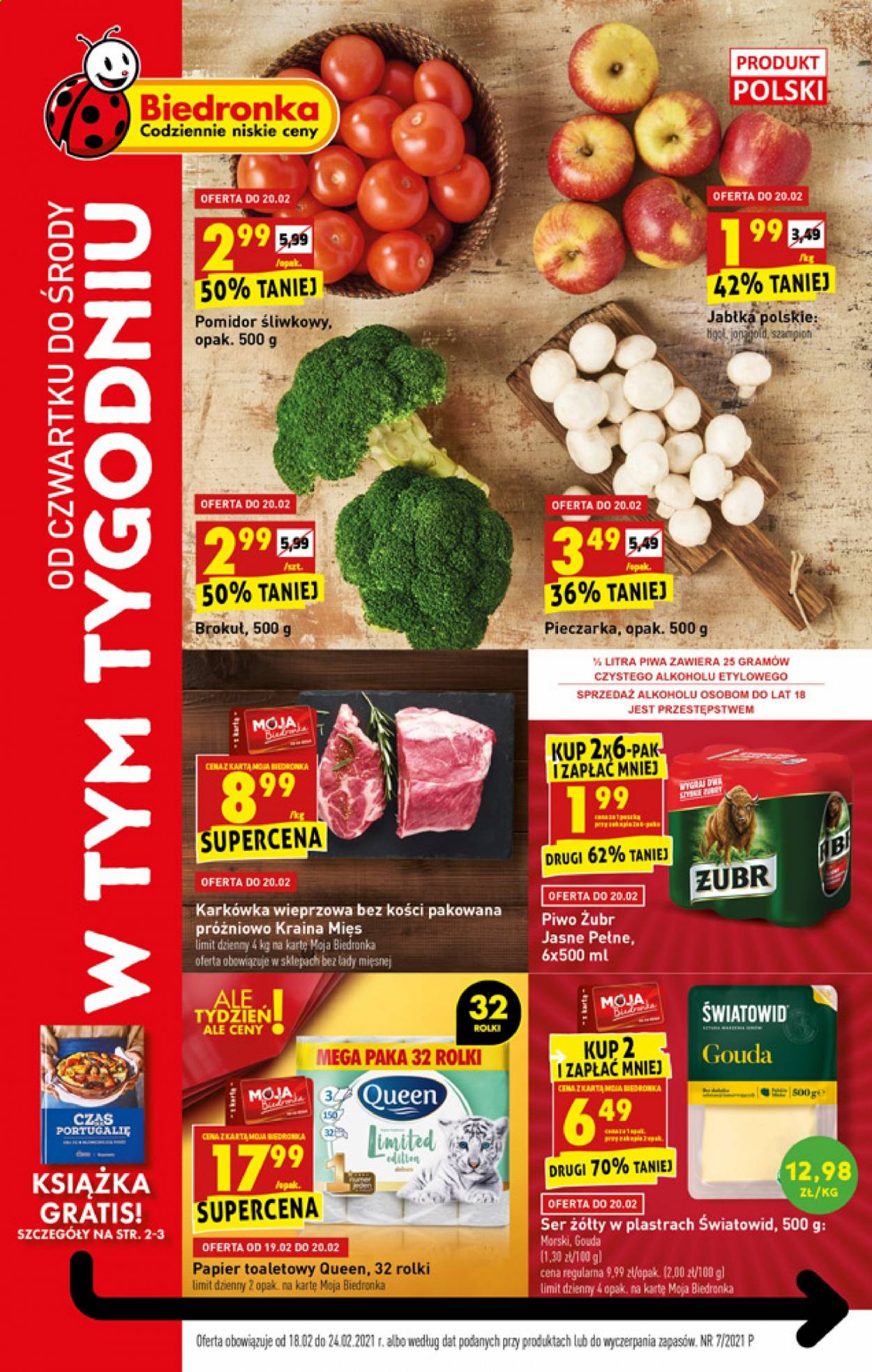 Gazetka Biedronka - 18.02.2021 - 24.02.2021. Strona 1