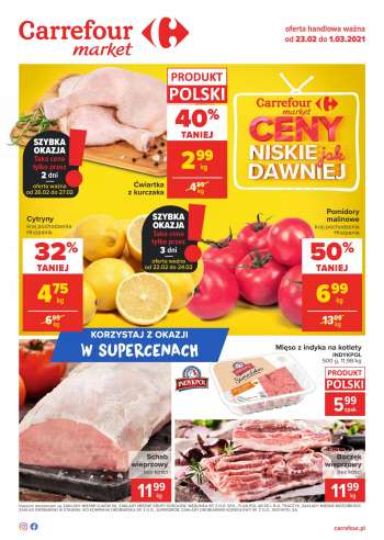 Gazetka Carrefour Market - 23.2.2021 - 1.3.2021.