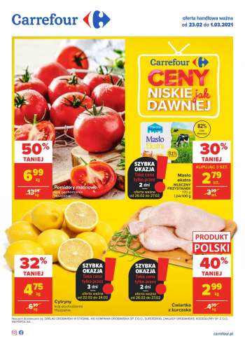 Gazetka Carrefour - 23.2.2021 - 1.3.2021.