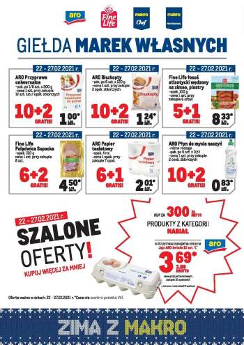 Gazetka Makro - 22.2.2021 - 27.2.2021.