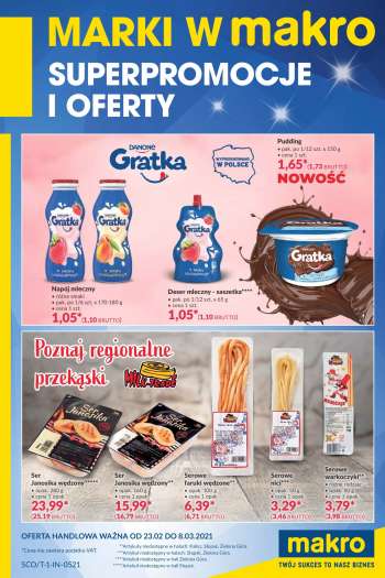 Gazetka Makro - 23.2.2021 - 8.3.2021.