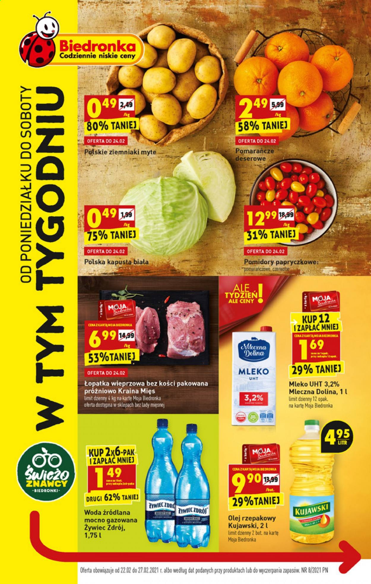 Gazetka Biedronka - 22.02.2021 - 27.02.2021. Strona 1