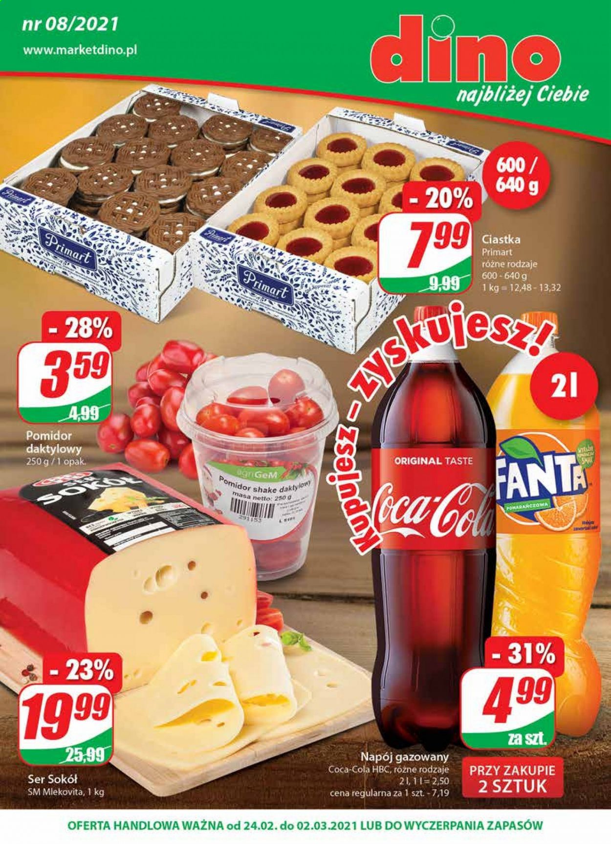 Gazetka Dino - 24.02.2021 - 2.03.2021. Strona 1