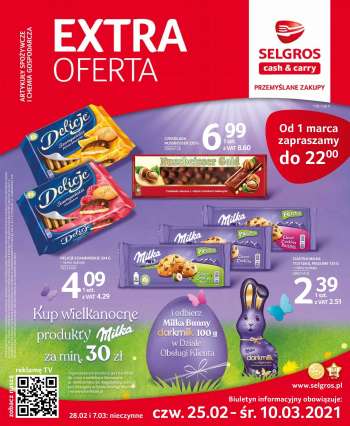 Gazetka Selgros - 25.2.2021 - 10.3.2021.