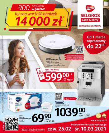 Gazetka Selgros - 25.2.2021 - 10.3.2021.