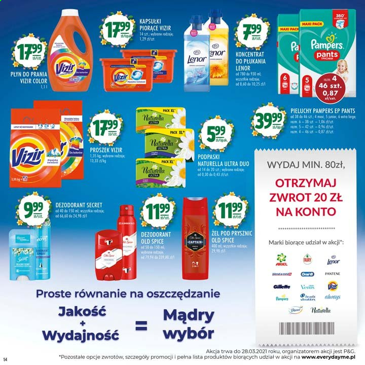 Gazetka Stokrotka Supermarket - 25.02.2021 - 10.03.2021. Strona 54