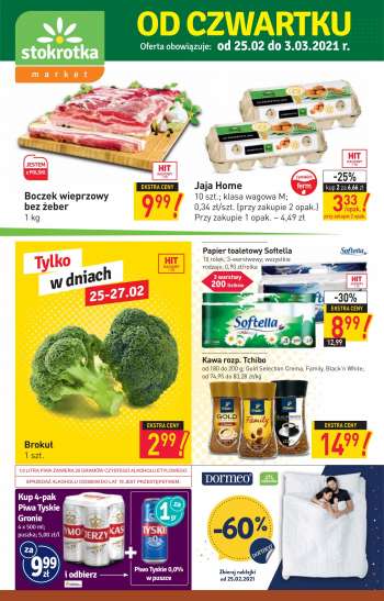 Gazetka Stokrotka Market - 25.2.2021 - 3.3.2021.