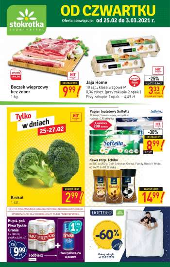 Gazetka Stokrotka Supermarket - 25.2.2021 - 3.3.2021.