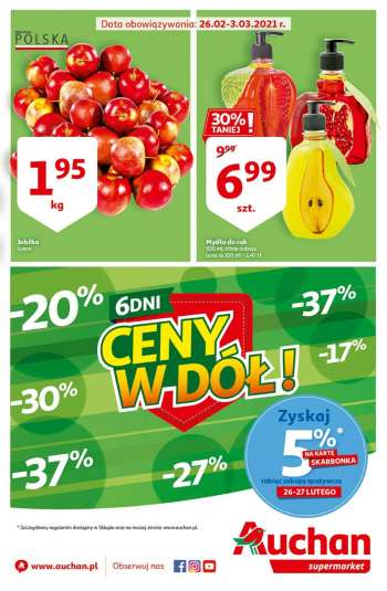 Gazetka Auchan - 26.2.2021 - 3.3.2021.