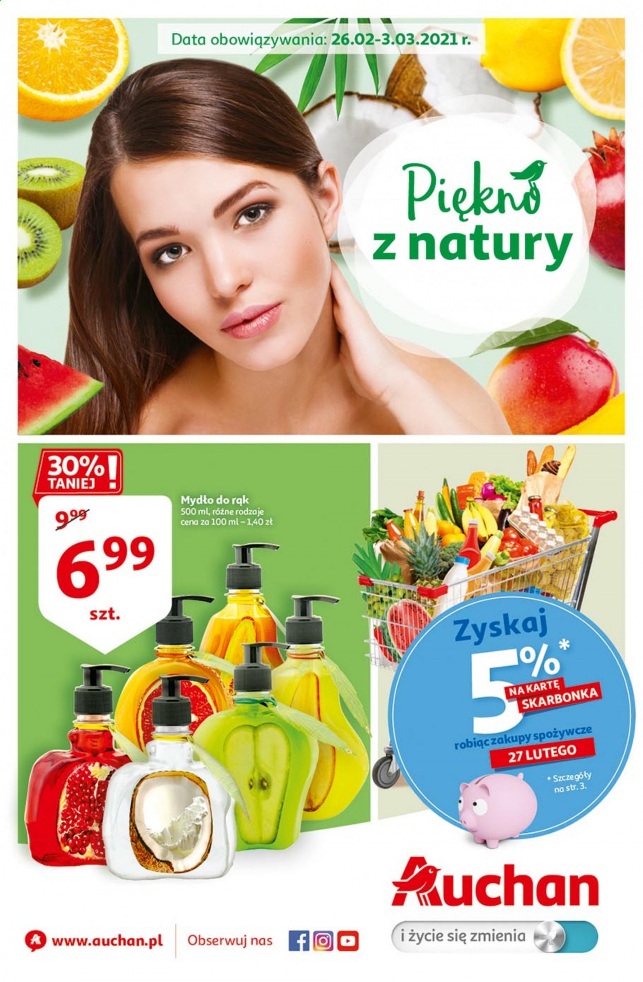 Gazetka Auchan - 26.02.2021 - 3.03.2021. Strona 1