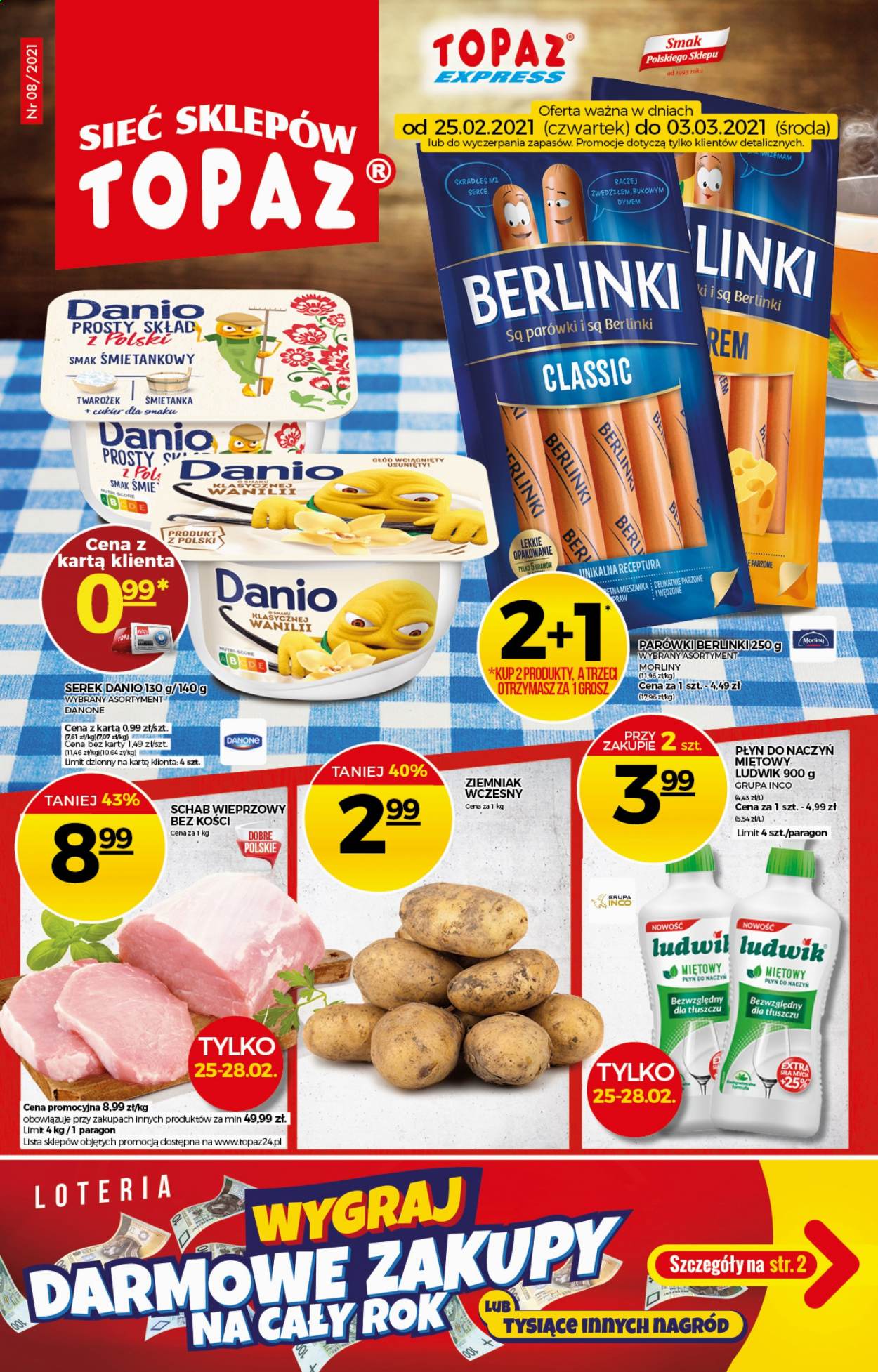 Gazetka Topaz - 25.02.2021 - 3.03.2021. Strona 1