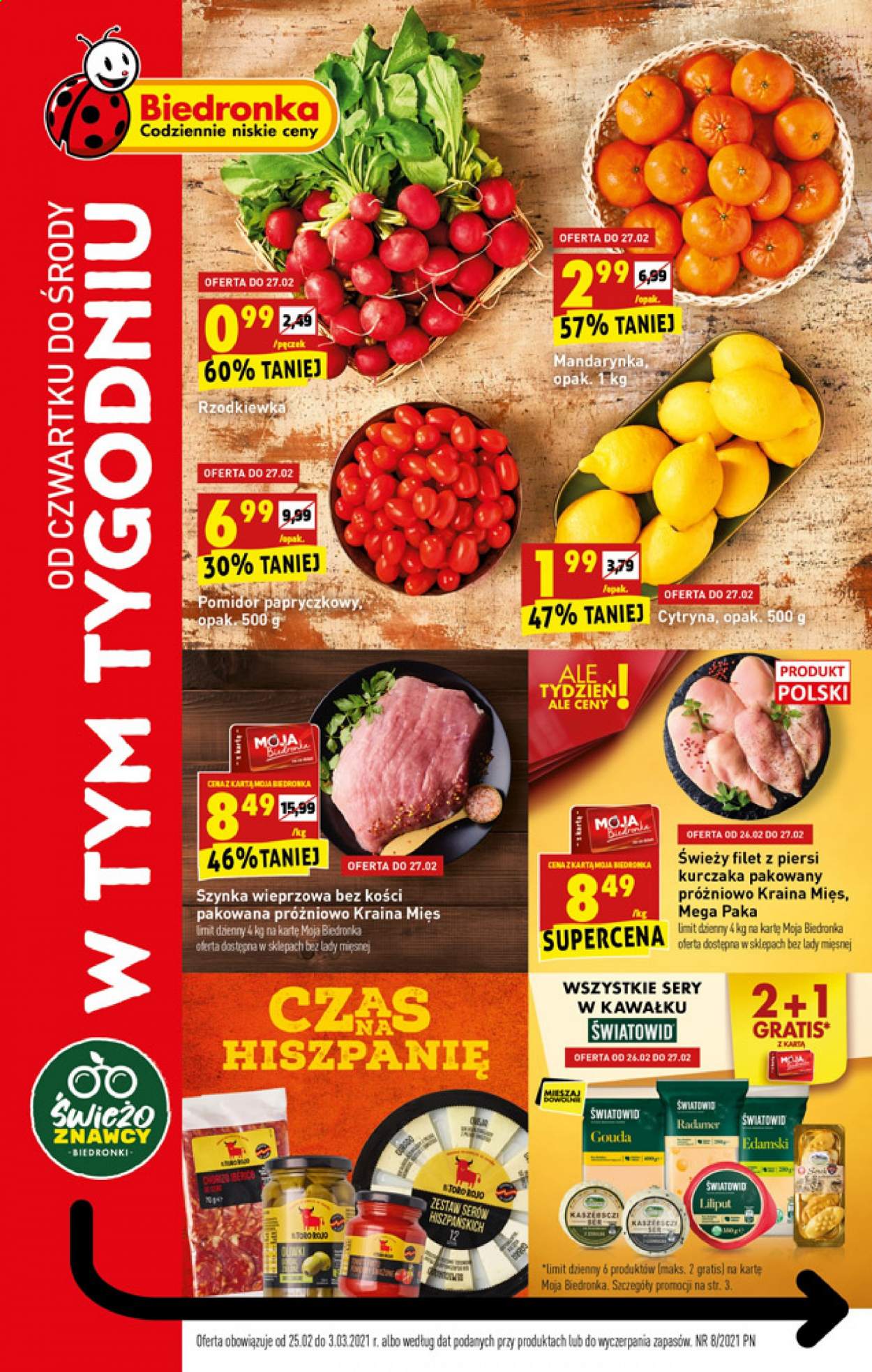 Gazetka Biedronka - 25.02.2021 - 3.03.2021. Strona 1