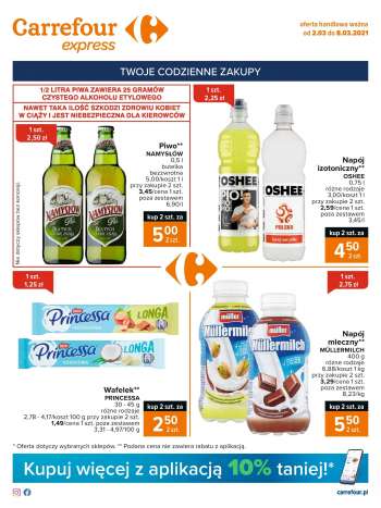 Gazetka Carrefour Express - 2.3.2021 - 8.3.2021.