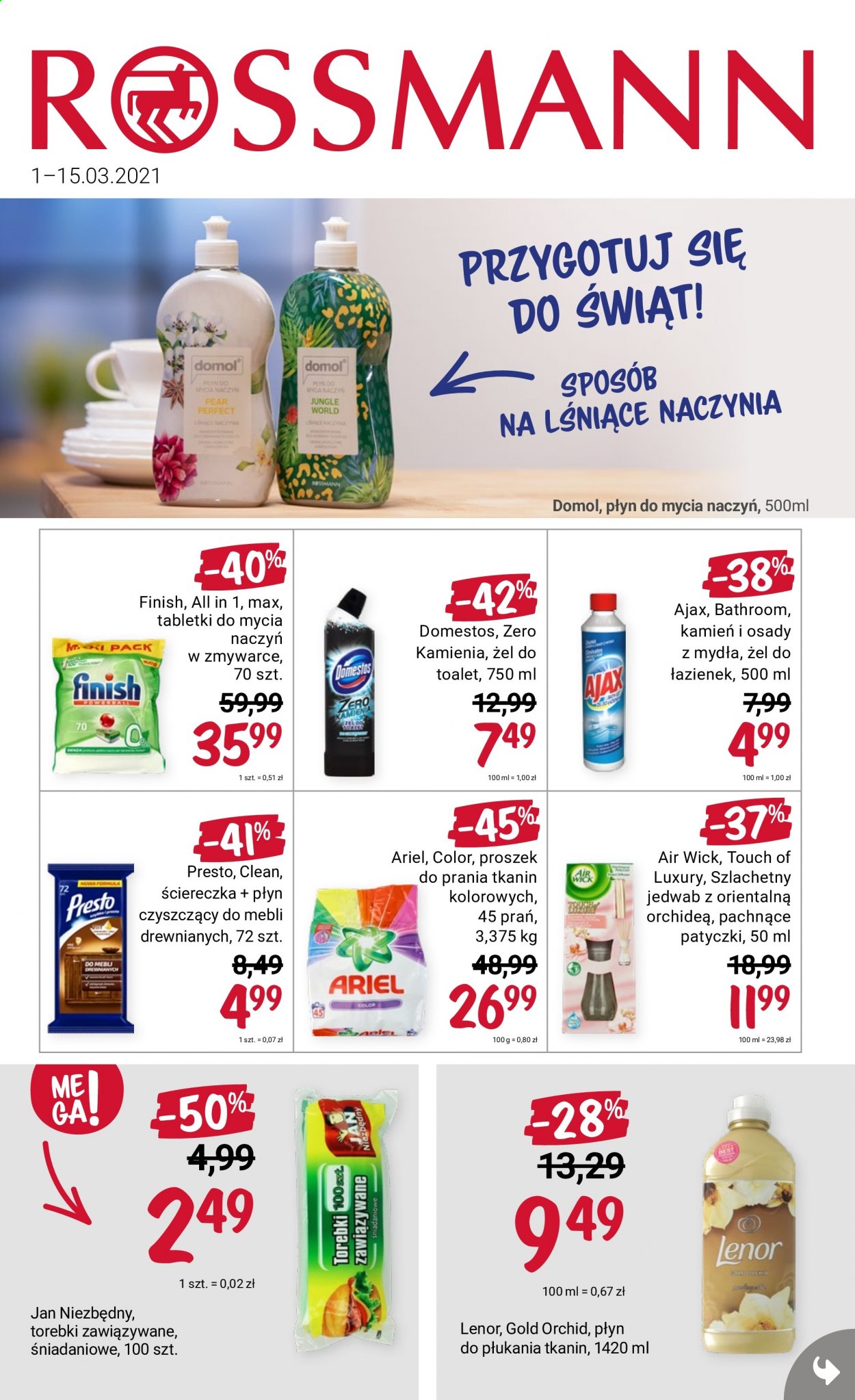 Gazetka Rossmann - 1.03.2021 - 15.03.2021. Strona 1
