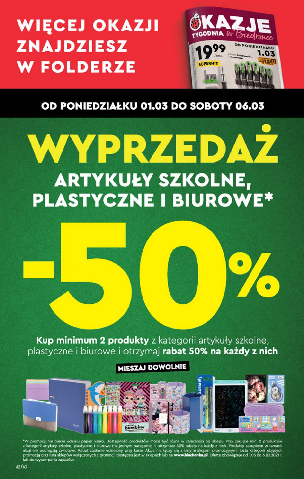 Gazetka Biedronka - 1.03.2021 - 6.03.2021. Strona 62