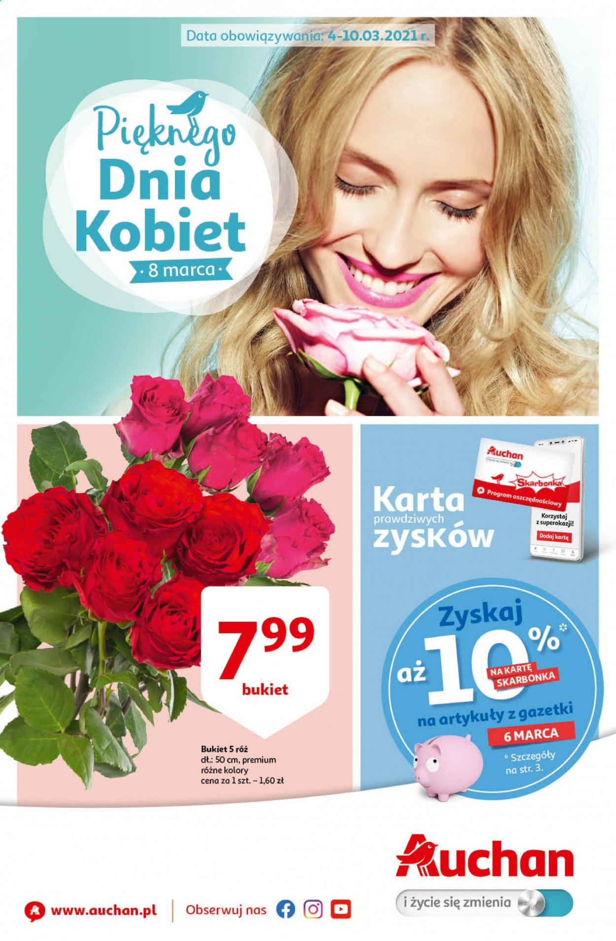 Gazetka Auchan - 4.03.2021 - 10.03.2021. Strona 1