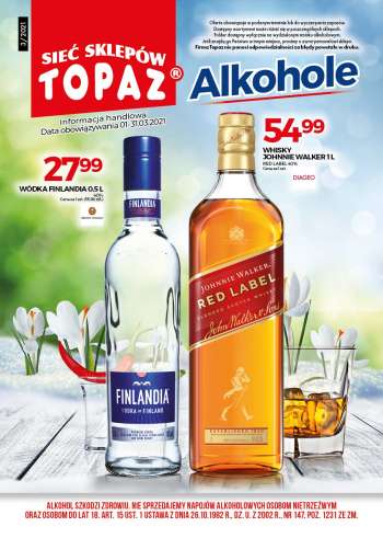 Gazetka Topaz - 1.3.2021 - 31.3.2021.