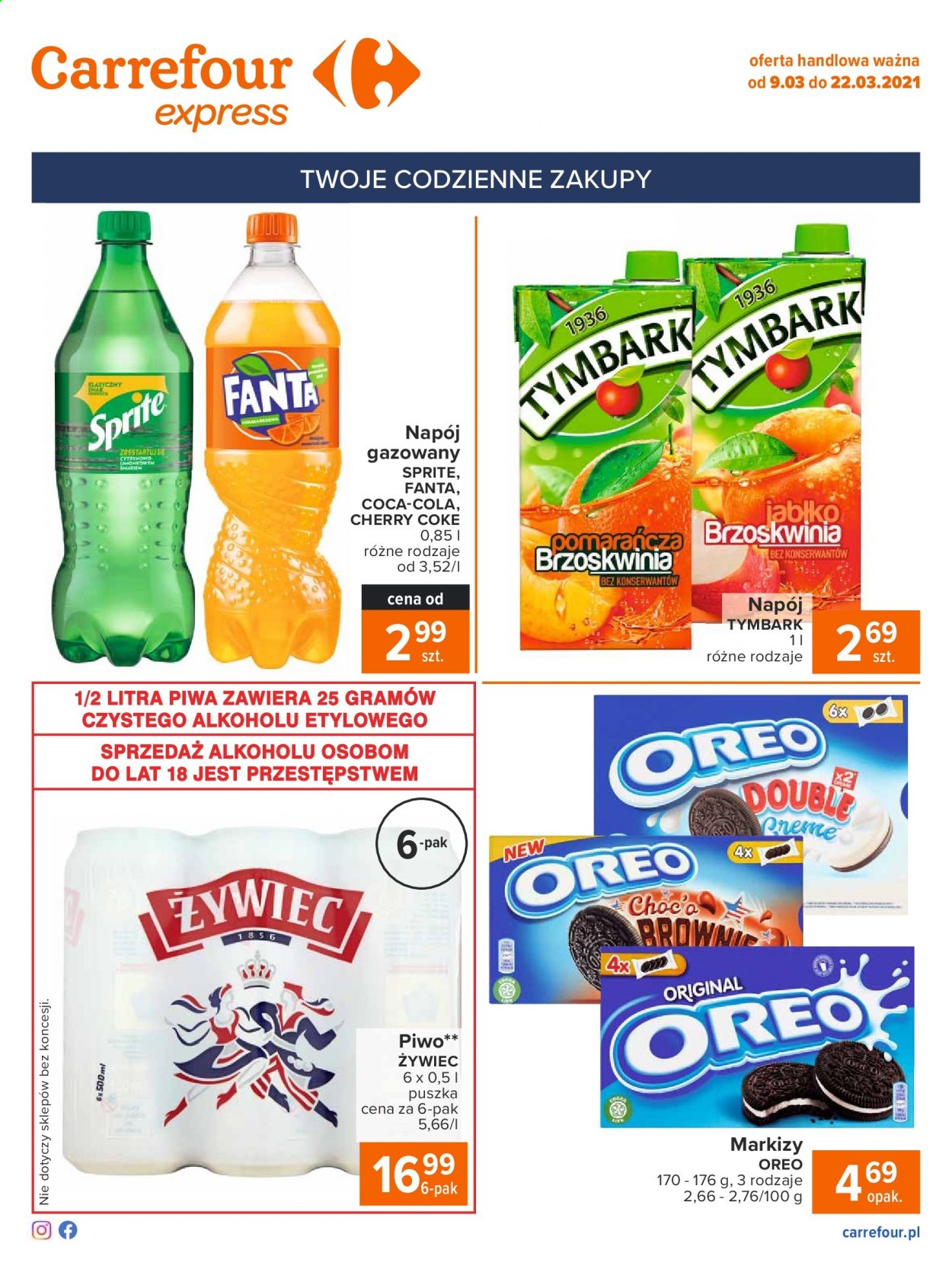 Gazetka Carrefour Express - 9.03.2021 - 22.03.2021. Strona 1