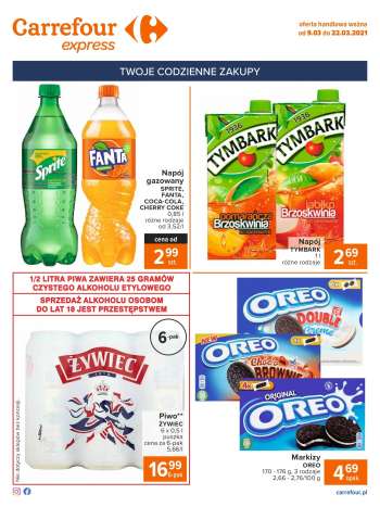 Gazetka Carrefour Express - 9.3.2021 - 22.3.2021.