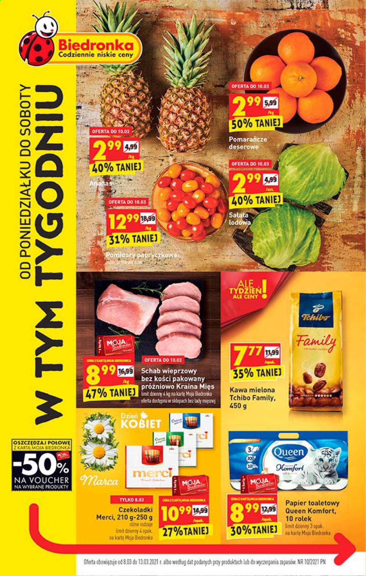 Gazetka Biedronka - 8.03.2021 - 8.03.2021. Strona 1