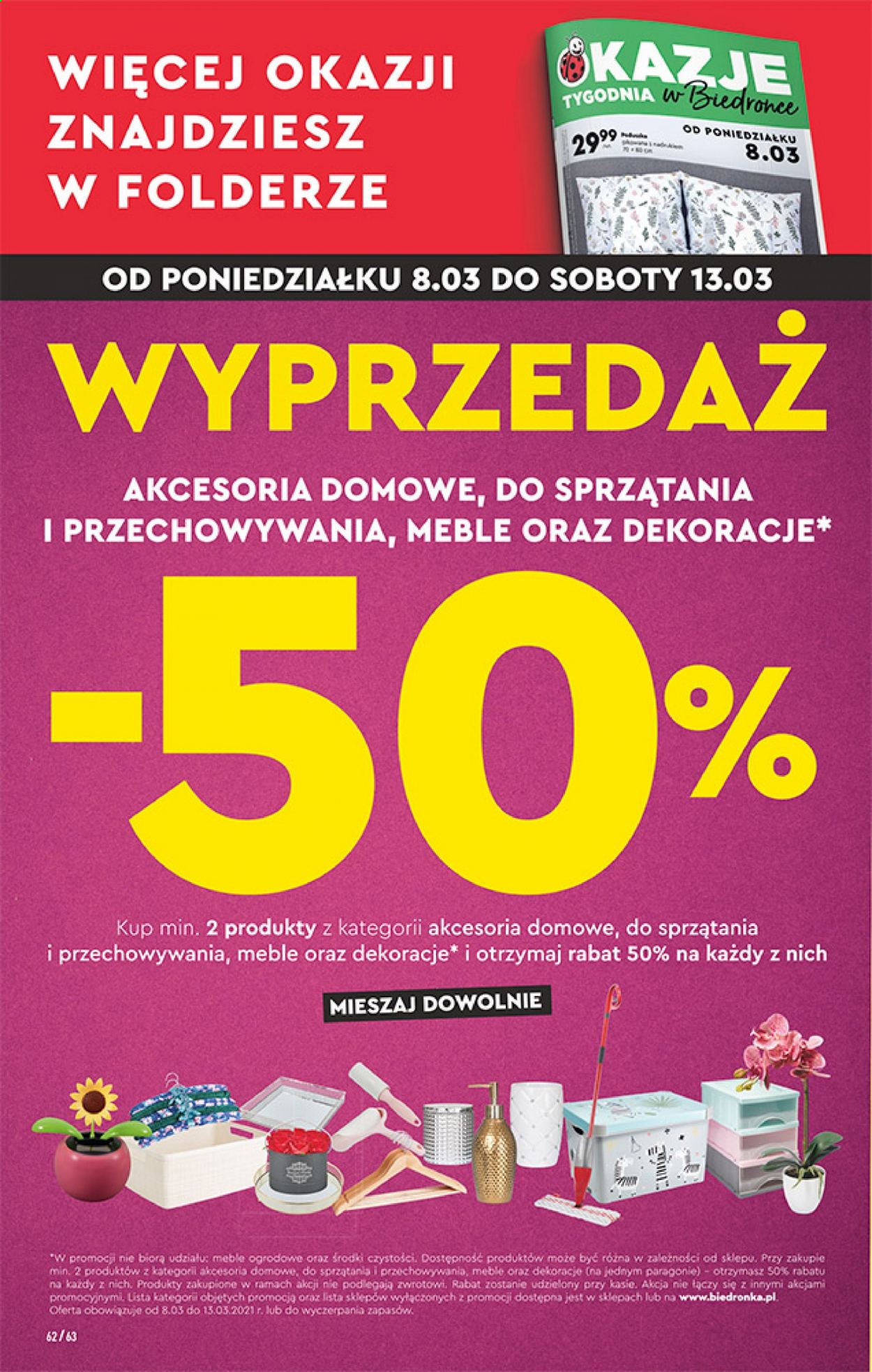 Gazetka Biedronka - 8.03.2021 - 13.03.2021. Strona 62