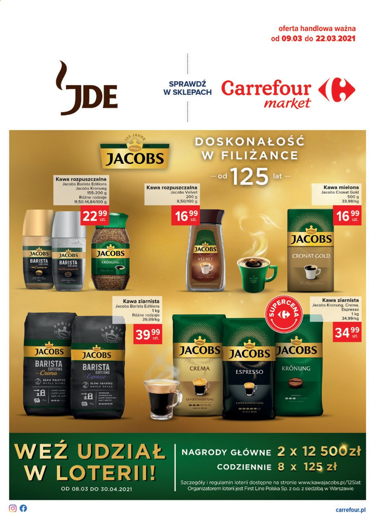Gazetka Carrefour Market - 9.03.2021 - 22.03.2021. Strona 1
