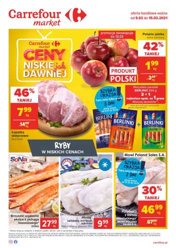 Gazetka Carrefour Market - 9.3.2021 - 15.3.2021.