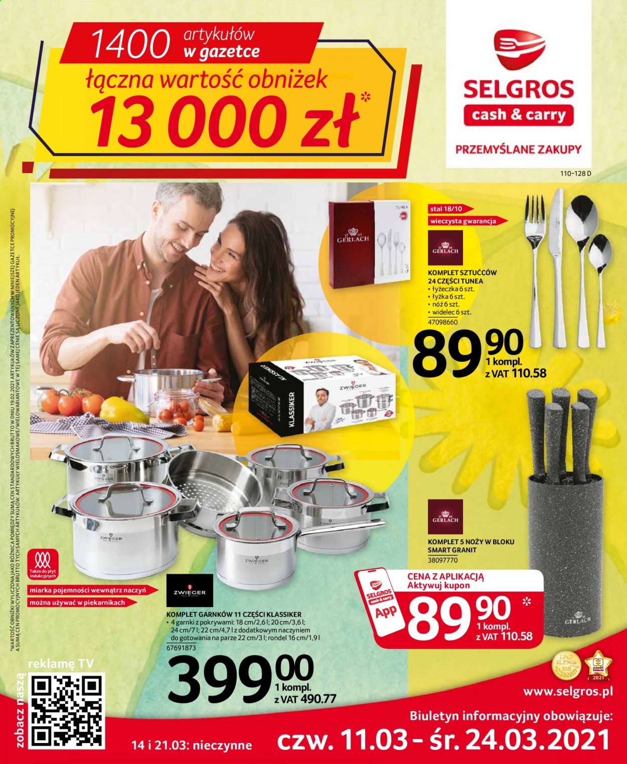 Gazetka Selgros - 11.03.2021 - 24.03.2021. Strona 1