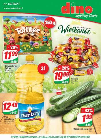 Gazetka Dino - 10.3.2021 - 16.3.2021.