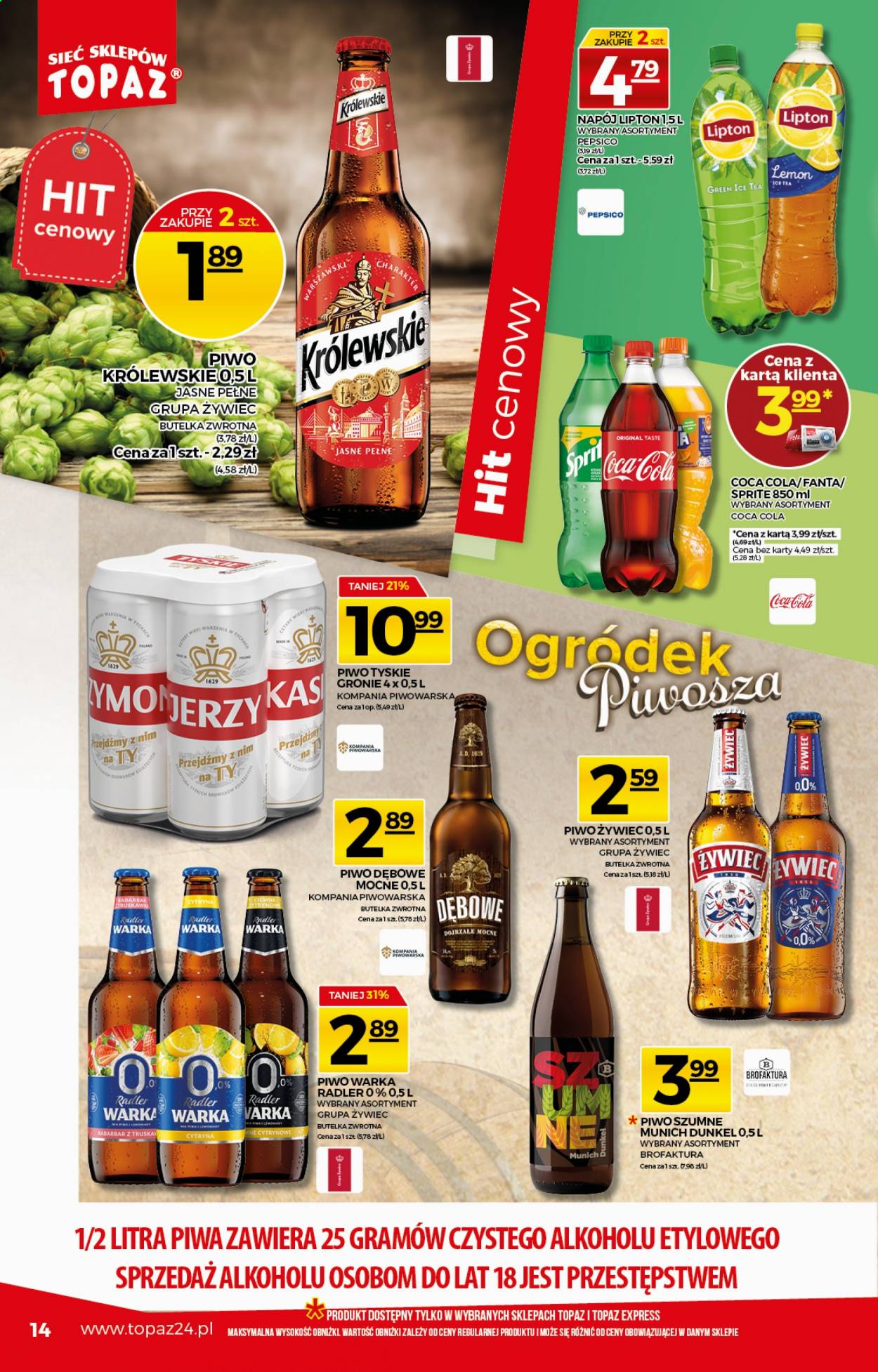 Gazetka Topaz - 11.03.2021 - 17.03.2021. Strona 14