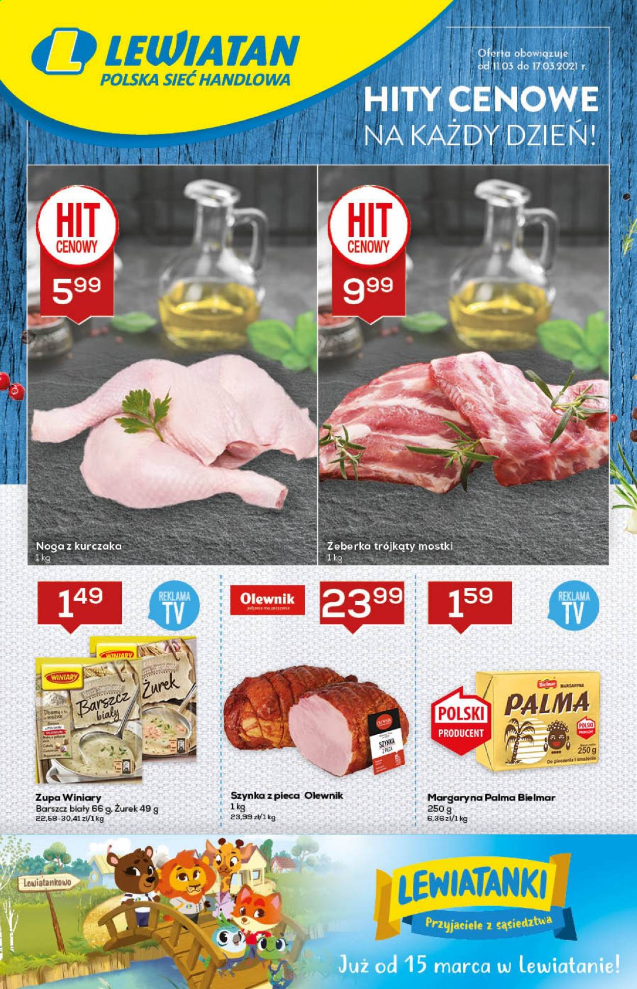Gazetka Lewiatan - 11.03.2021 - 17.03.2021. Strona 1