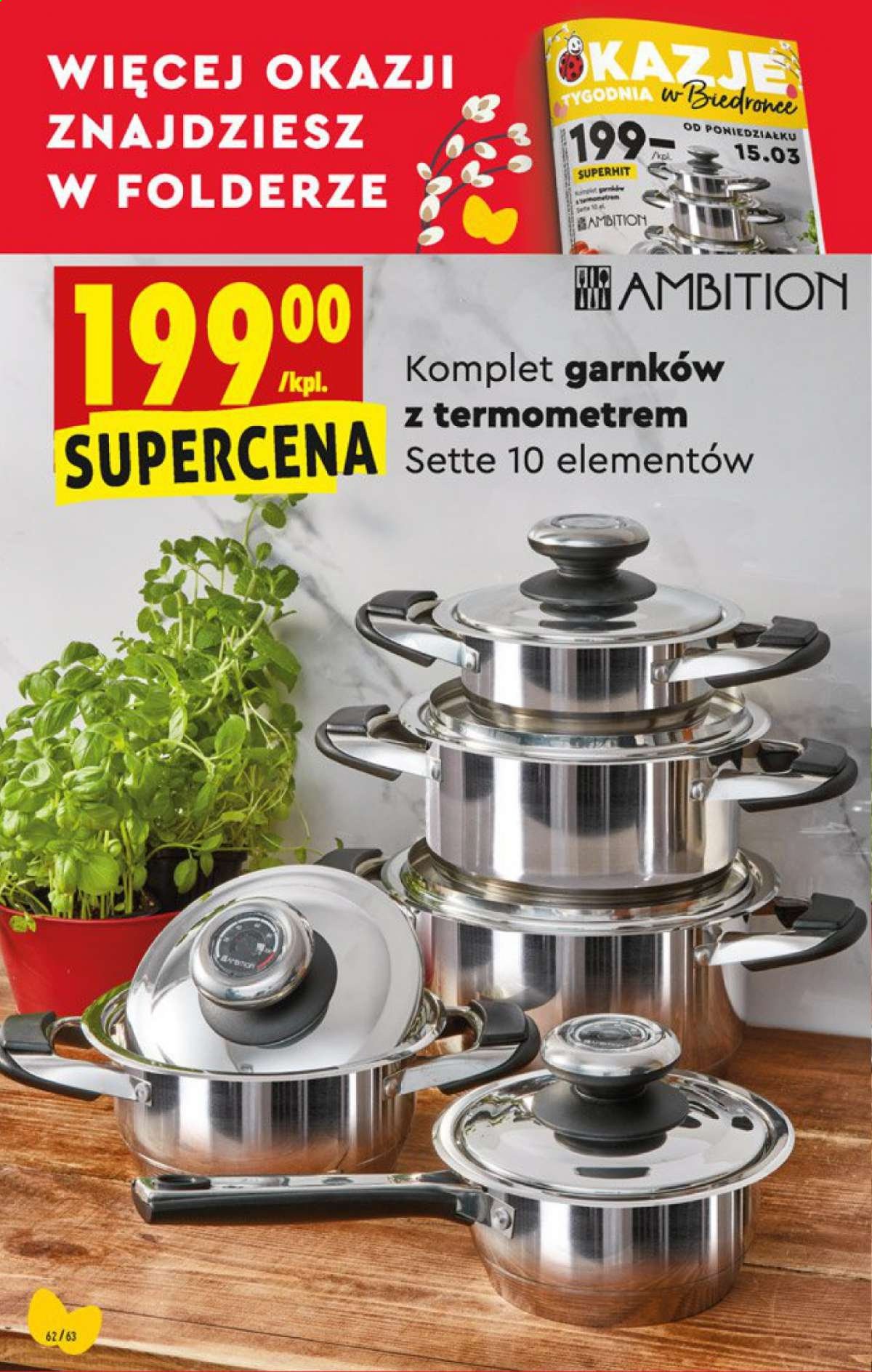 Gazetka Biedronka - 15.03.2021 - 15.03.2021. Strona 62