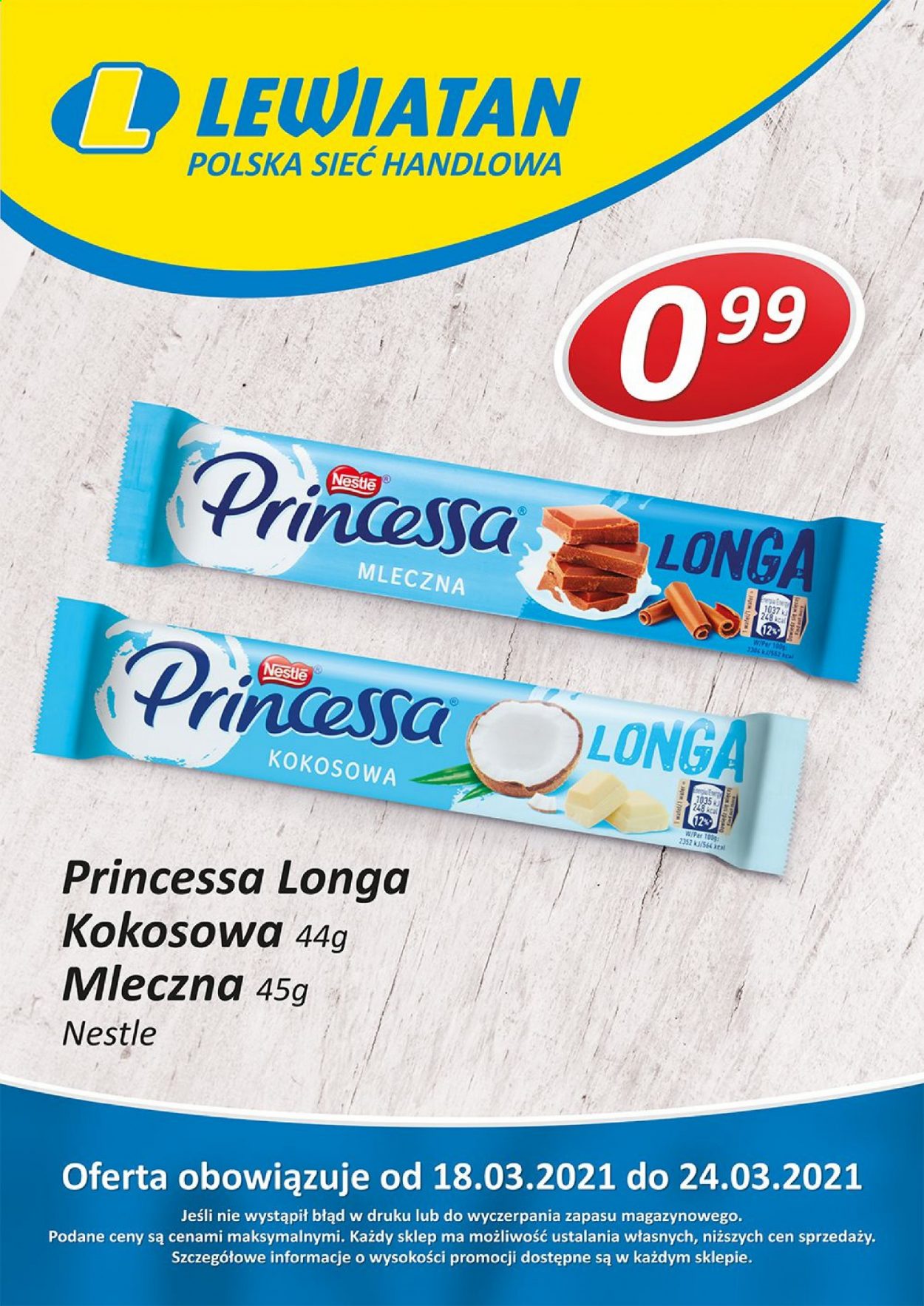 Gazetka Lewiatan - 18.03.2021 - 24.03.2021. Strona 1