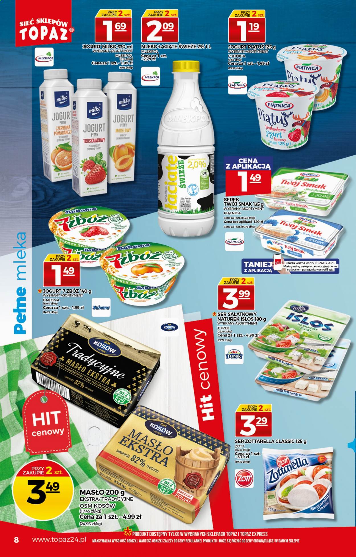 Gazetka Topaz - 18.03.2021 - 24.03.2021. Strona 8