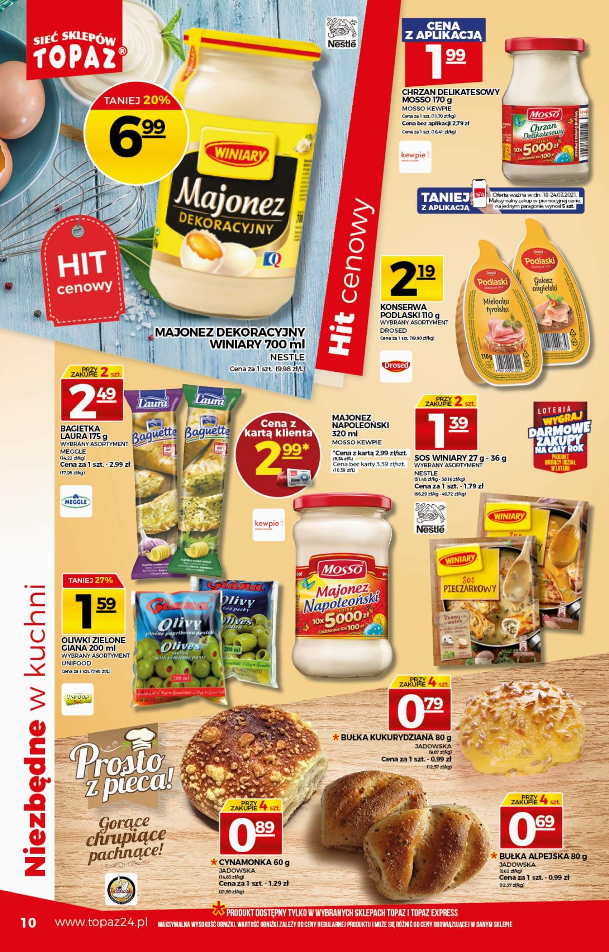 Gazetka Topaz - 18.03.2021 - 24.03.2021. Strona 10