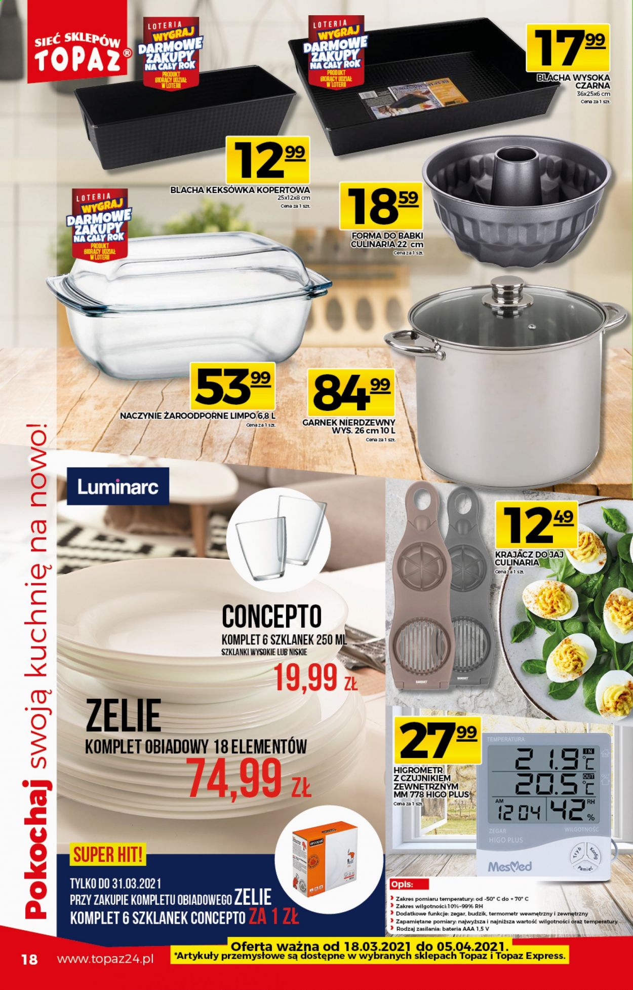 Gazetka Topaz - 18.03.2021 - 24.03.2021. Strona 18