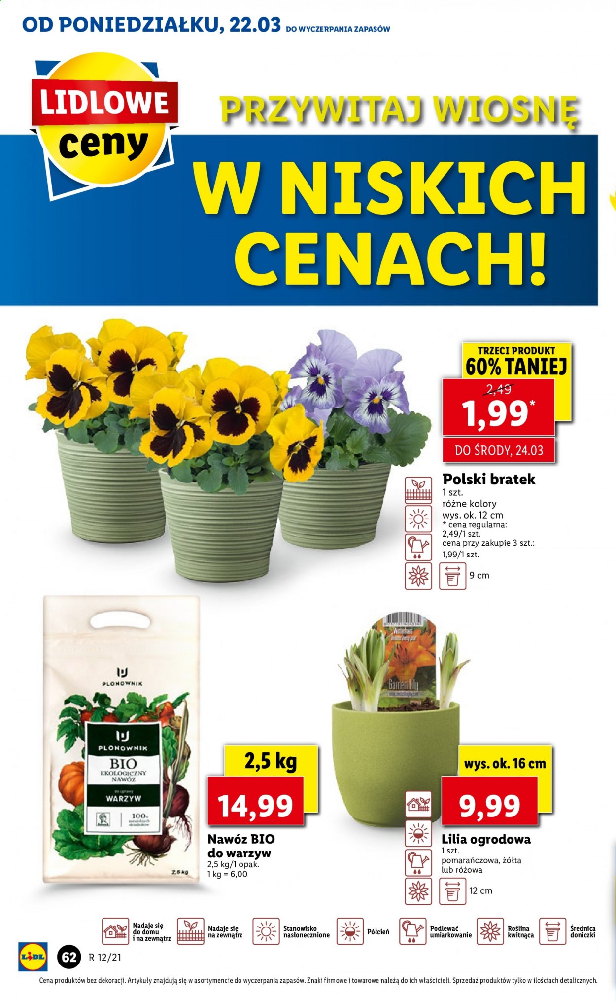 Gazetka Lidl - 22.03.2021 - 24.03.2021. Strona 62