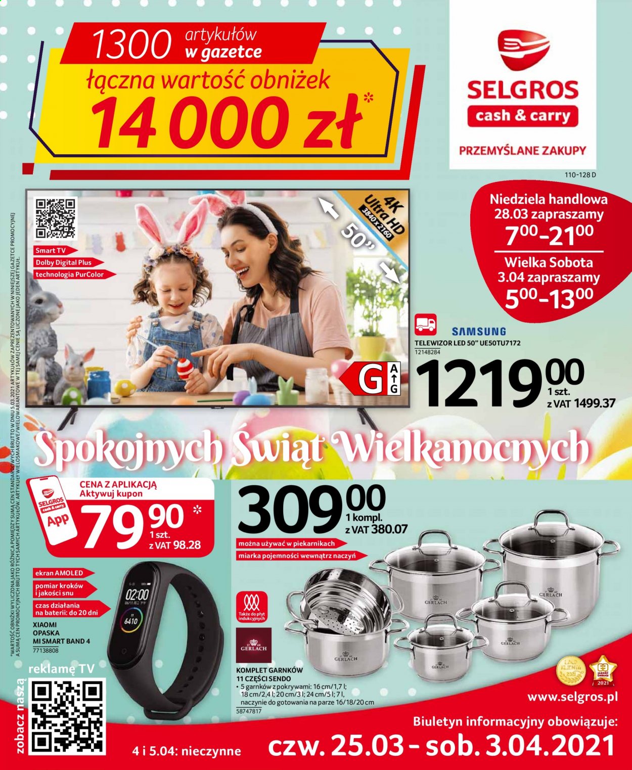 Gazetka Selgros - 25.03.2021 - 3.04.2021. Strona 1
