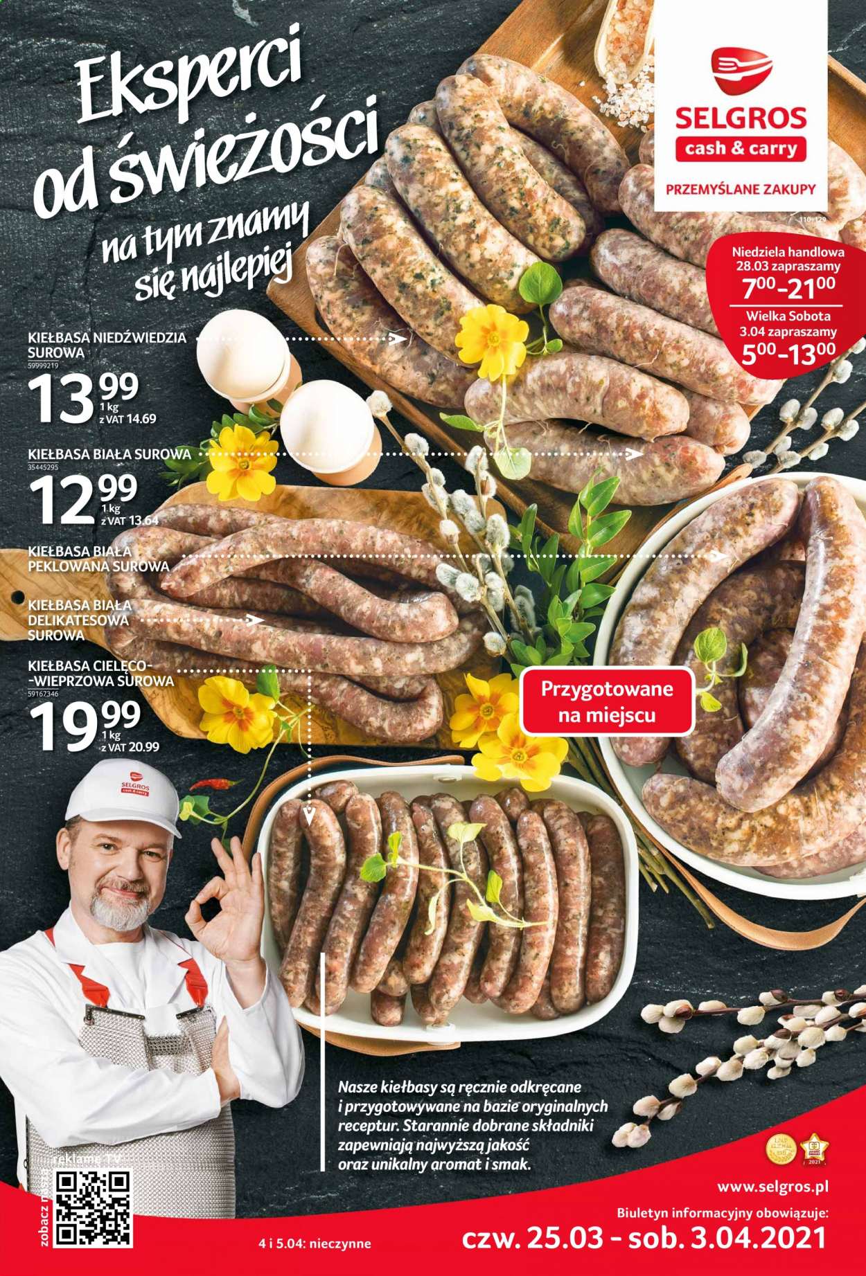 Gazetka Selgros - 25.03.2021 - 3.04.2021. Strona 1