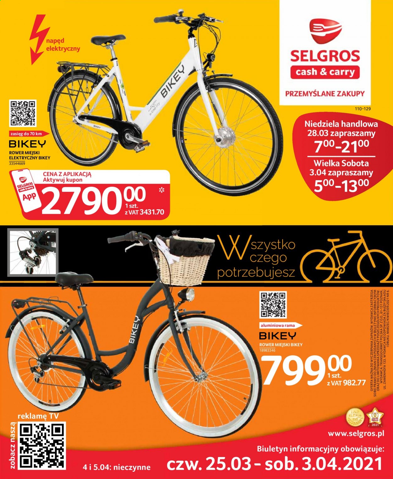 Gazetka Selgros - 25.03.2021 - 3.04.2021. Strona 1
