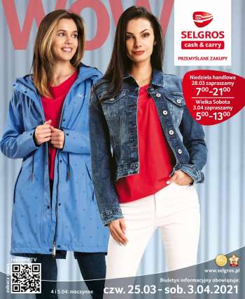 Gazetka Selgros - 25.3.2021 - 3.4.2021.