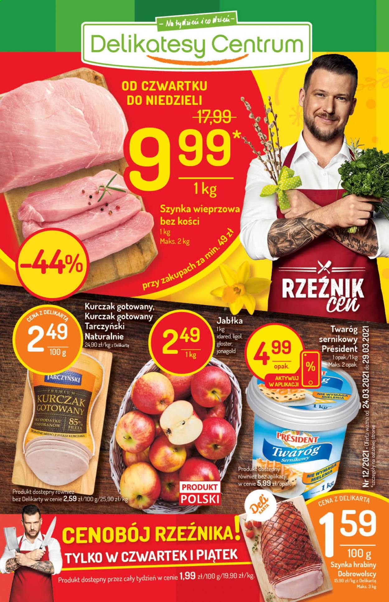 Gazetka Delikatesy Centrum - 24.03.2021 - 29.03.2021. Strona 1