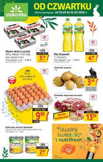 Gazetka Stokrotka Supermarket - 25.3.2021 - 31.3.2021.