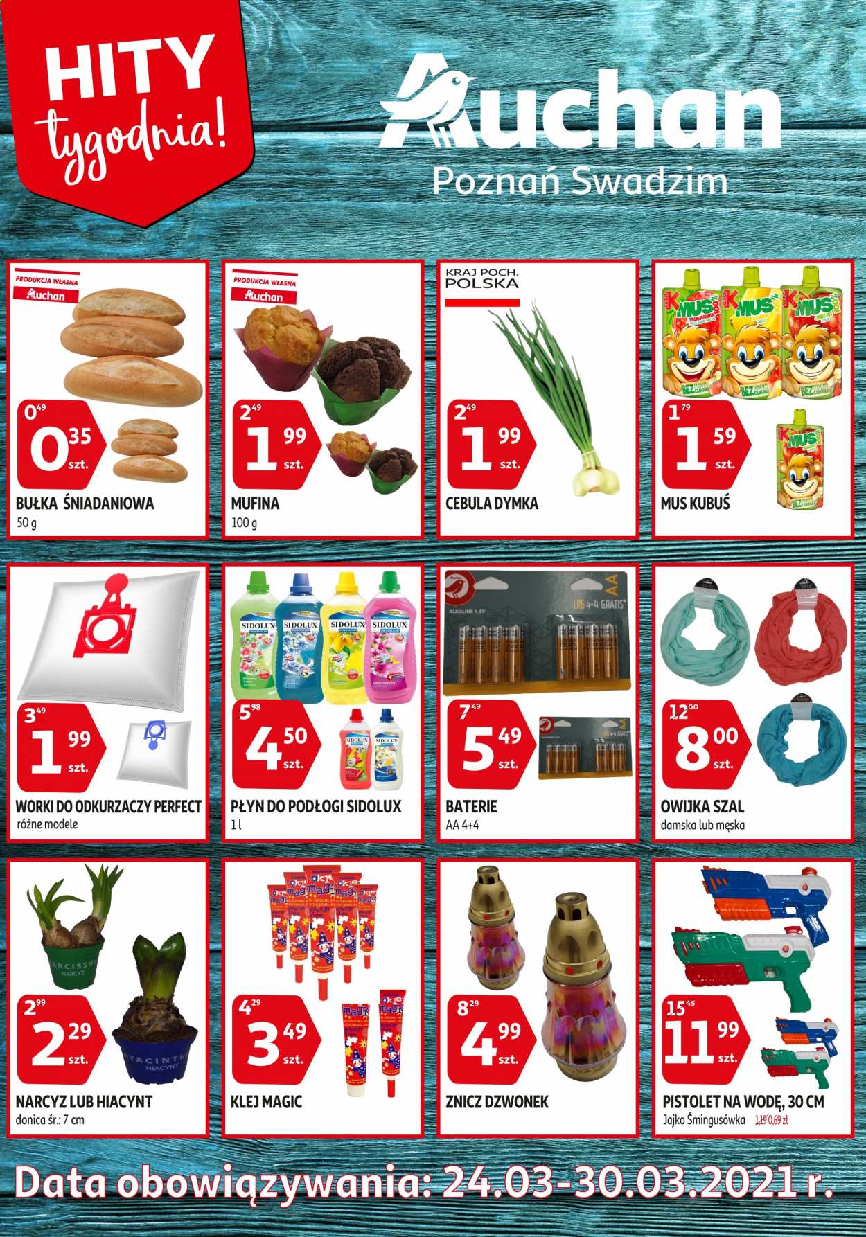 Gazetka Auchan - 24.03.2021 - 30.03.2021. Strona 1